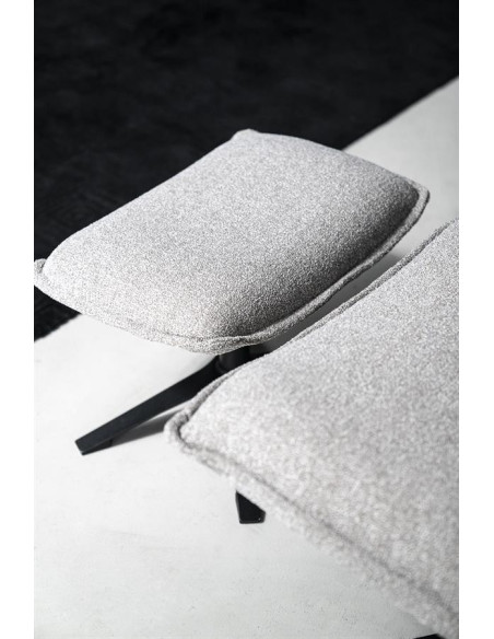 Fauteuil relax avec pouf Marcus