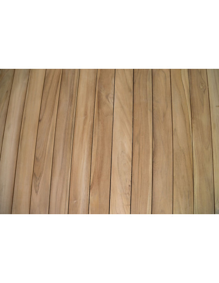 Salon de jardin Aruba en teck avec table et banquettes