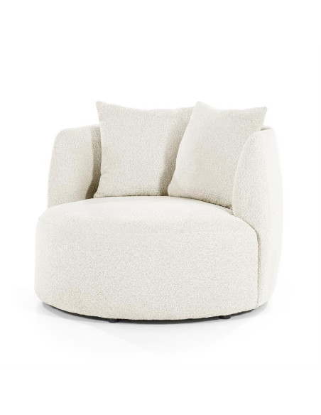 Fauteuil lounge arrondi Louis