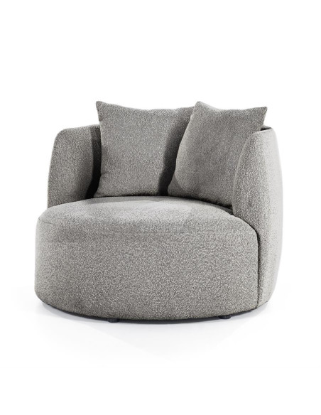 Fauteuil lounge arrondi Louis