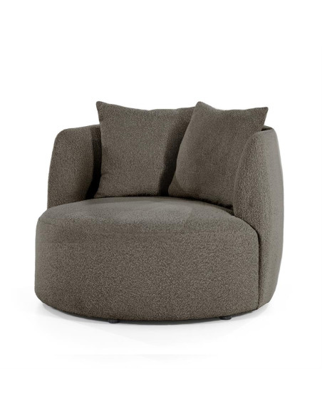 Fauteuil lounge arrondi Louis