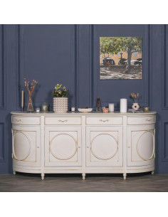 Bahut en forme de demi-lune...