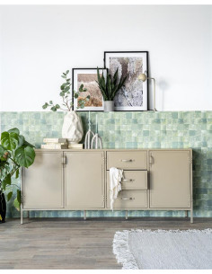 Buffet industriel beige 3...