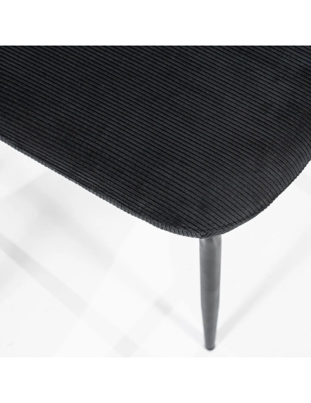 Chaise de repas en tissu Cosmo (lot de 2)