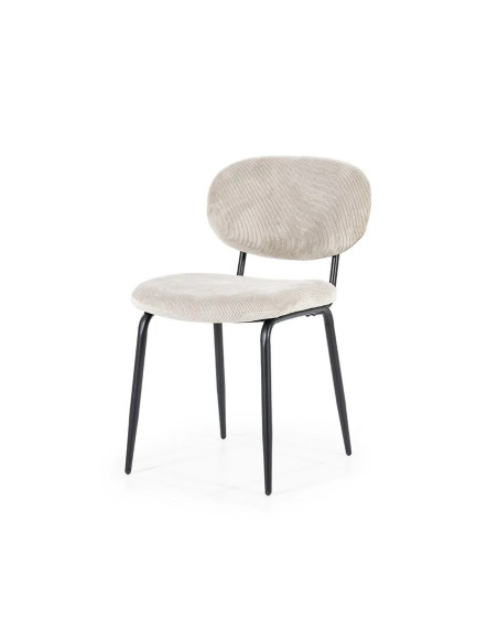 Chaise de repas en tissu Cosmo (lot de 2)