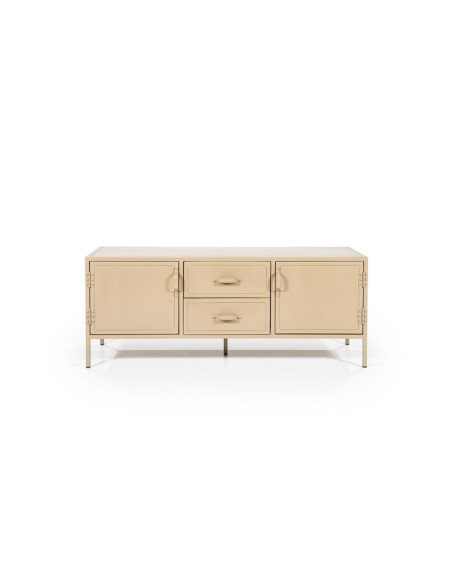 Meuble TV industriel beige