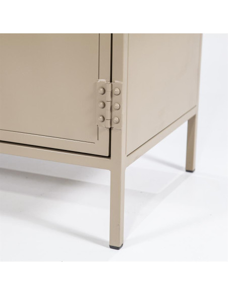 Meuble TV industriel beige