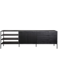 Buffet en bois d'acacia et...