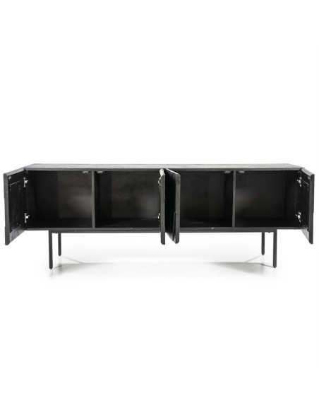 Meuble TV moderne en manguier Maya