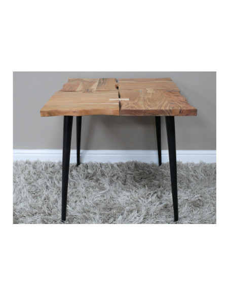 Bout de canapé plateau style puzzle