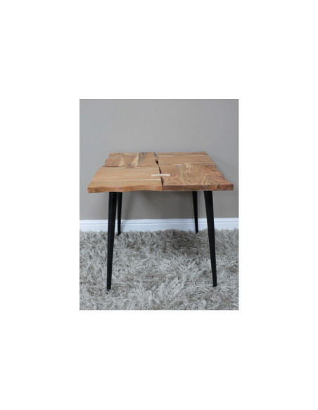 Bout de canapé plateau style puzzle