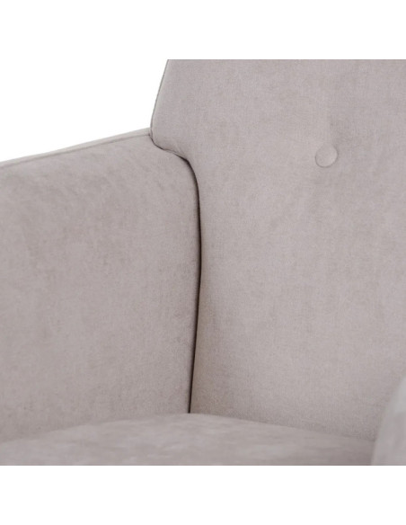Fauteuil de salon confortable en tissu