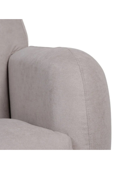 Fauteuil de salon confortable en tissu