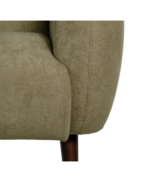 Fauteuil de salon confortable en tissu