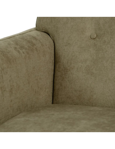Fauteuil de salon confortable en tissu