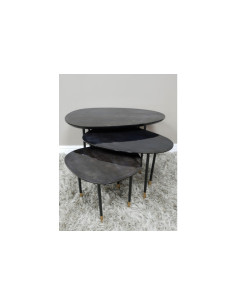 Lot de 3 tables basses... 2