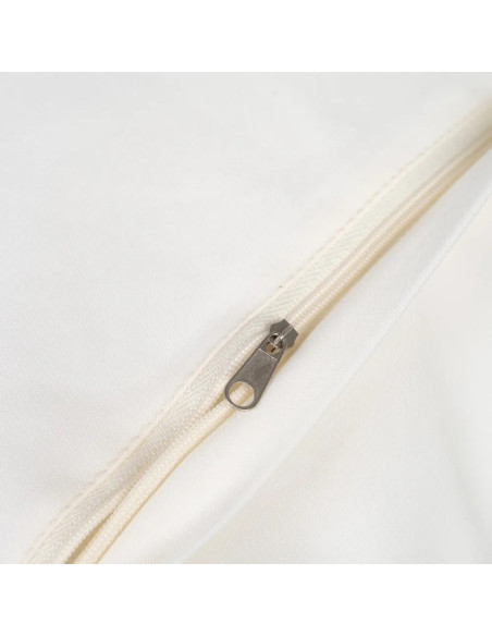 Fauteuil de jardin en teck blanchi avec coussins