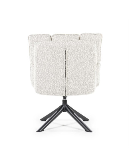 Fauteuil confort rotatif en tissu Dani