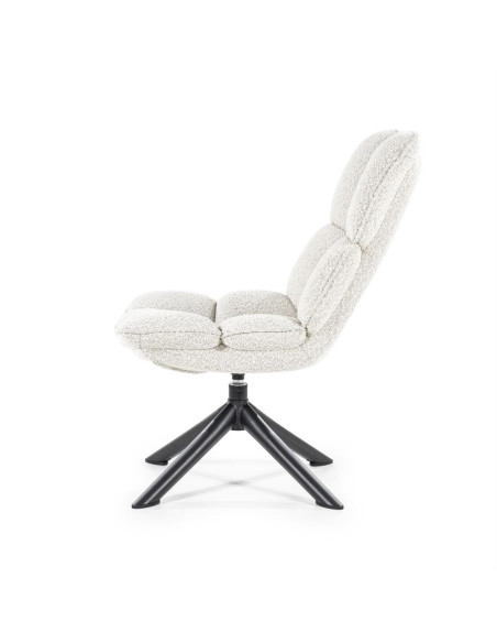 Fauteuil confort rotatif en tissu Dani