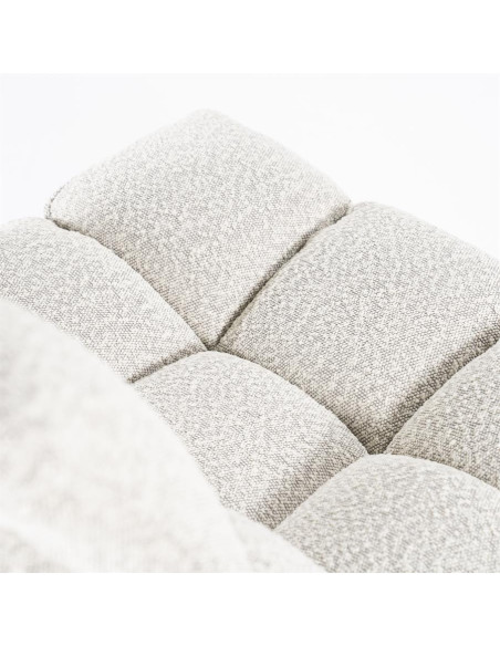 Fauteuil confort rotatif en tissu Dani