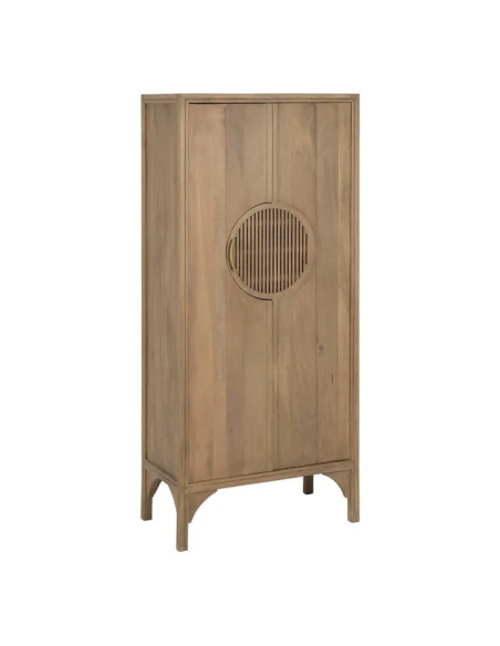 Armoire haute en manguier deux portes Tim