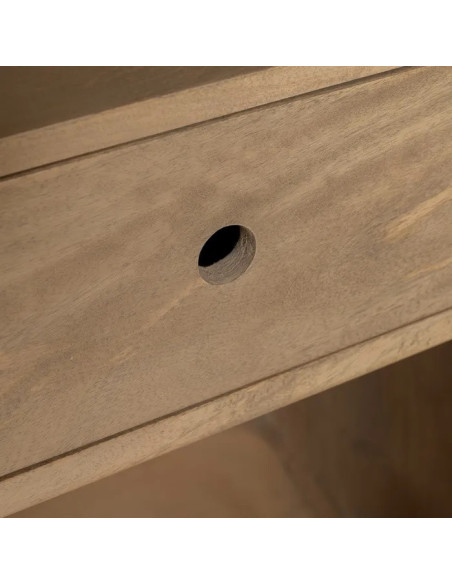 Armoire haute en manguier deux portes Tim