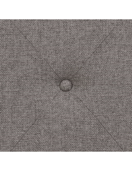 Banquette capitonnée double coffre