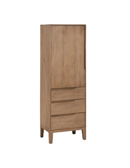 Armoire haute une porte 3 tiroirs Line