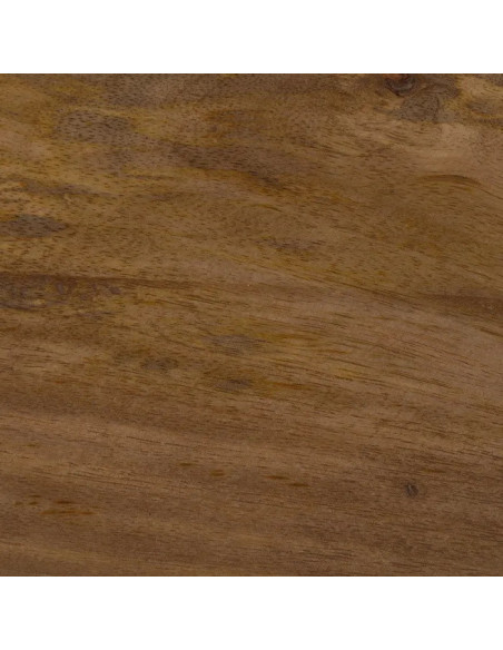 Table de repas ovale rétro plateau en manguier Livu