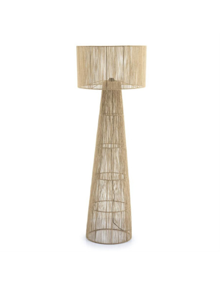 Lampadaire sur pied en jute Oshu