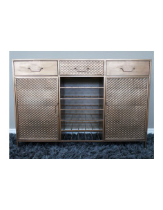 Buffet bar à vin en métal... 2