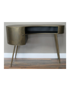Bureau en métal forme haricot 2
