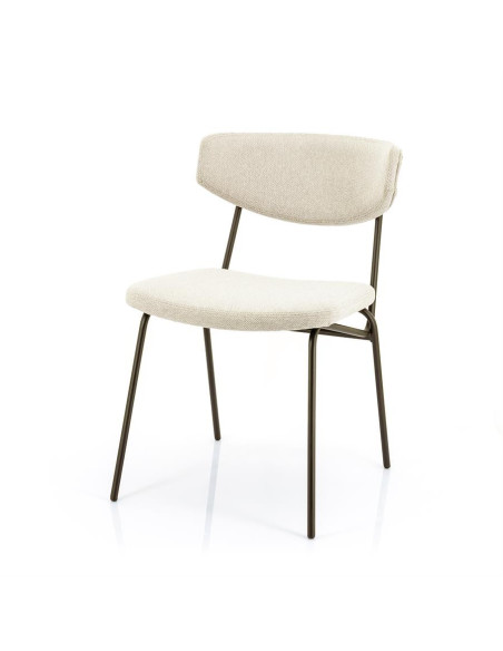 Chaises de repas en tissu Crockett (lot de 2)