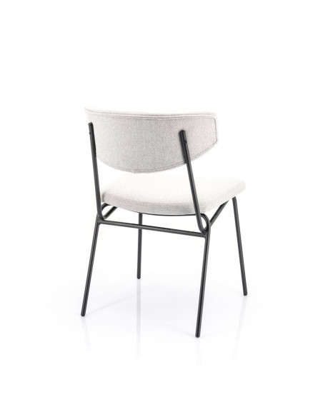 Chaises de repas en tissu Crockett (lot de 2)