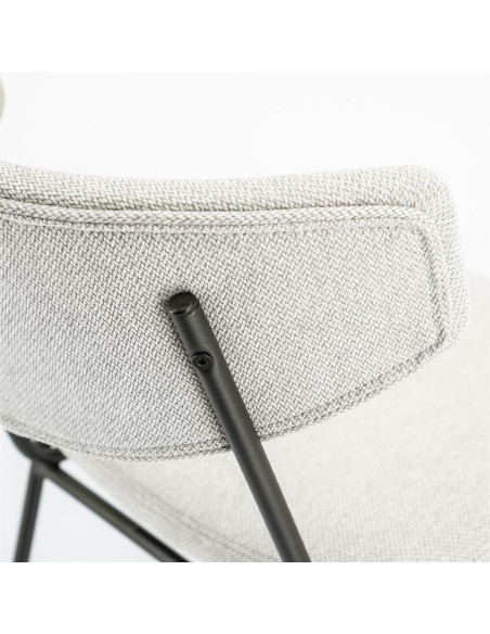 Chaises de repas en tissu Crockett (lot de 2)