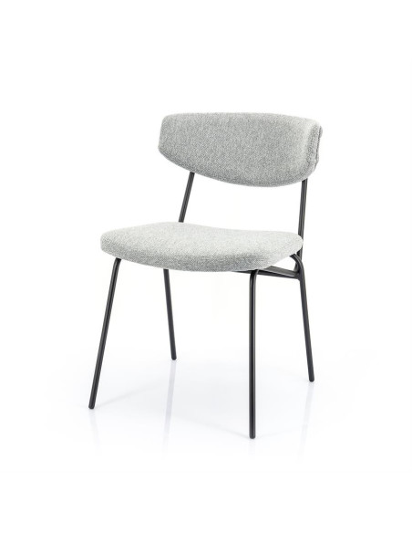 Chaises de repas en tissu Crockett (lot de 2)