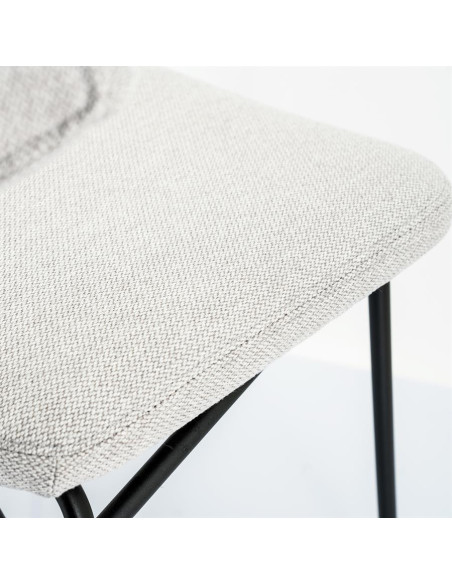 Chaises de repas en tissu Crockett (lot de 2)