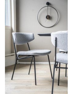 Chaises de repas en tissu...