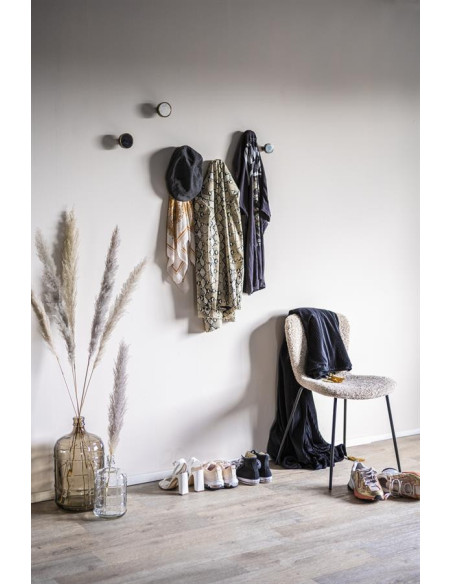 Chaises en tissu moumoute Skip (lot de 2)