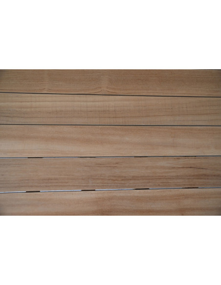 Table basse ronde de jardin en teck massif