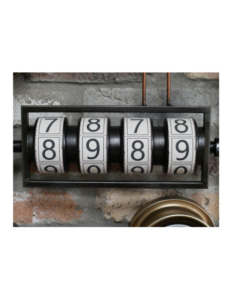 Horloge indus 3 vannes rouges