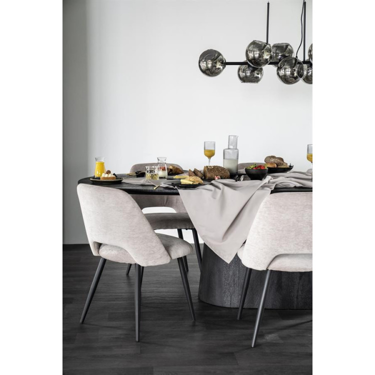 Table de repas ovale Aron 200 cm
