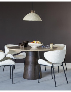 Table ronde avec plateau en... 2