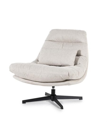 Fauteuil rotatif lounge avec coussin Cooper