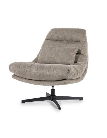 Fauteuil rotatif lounge avec coussin Cooper