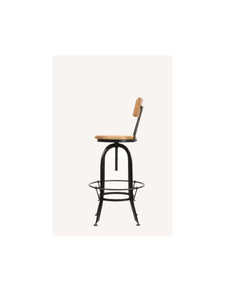 Chaise de bar ajustable en hauteur et pivotante