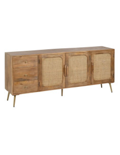 Bahut en manguier et rotin... 2