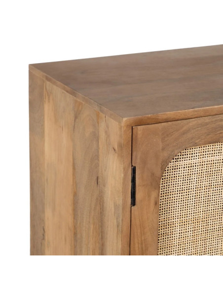 Armoire en manguier et rotin Tari