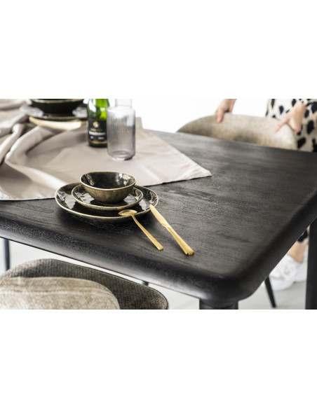 Grande table de repas en manguier Jiska