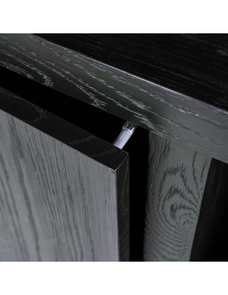 Armoire bibliothèque moderne en chêne Helsinki